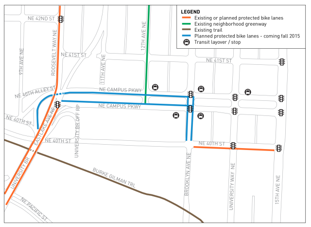 Campus Parkway project map. (SDOT)